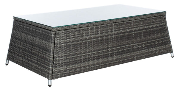 Safavieh Lorma 4Pc Living Set Grey Brown/White PAT7514C-2BX