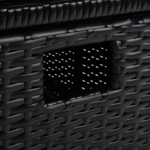 Safavieh Pramla Outdoor Sette With Otto XII23 Black / Light Grey  Steel PAT7515E