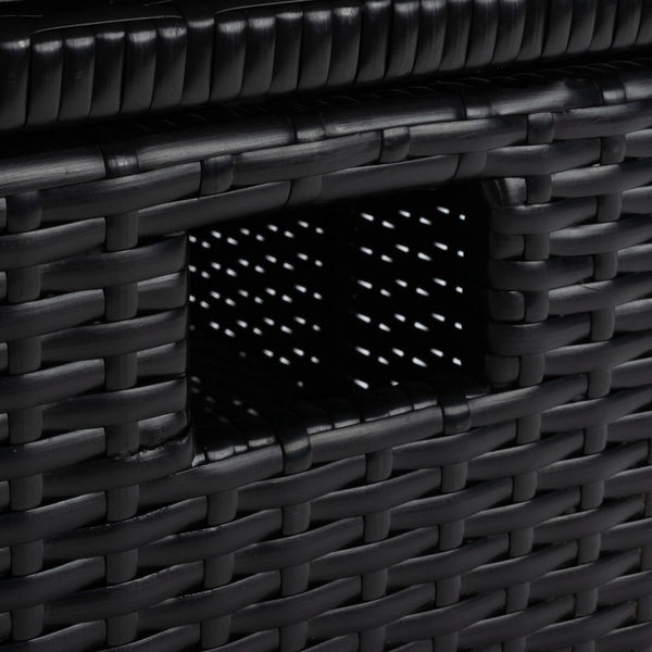 Safavieh Pramla Outdoor Sette With Otto XII23 Black / Light Grey  Steel PAT7515E