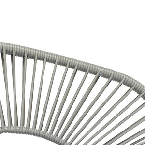 Safavieh Werner 4 Pc Living Sets Grey Wicker/White Cushion PAT7522B-2BX