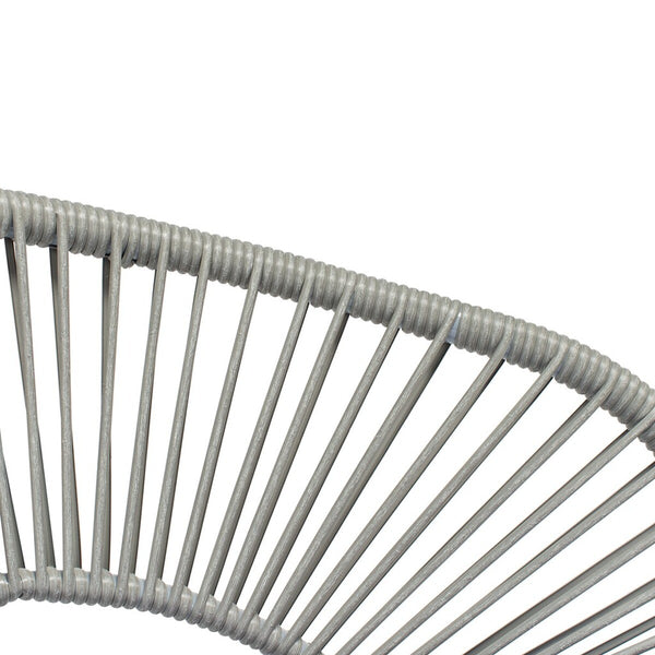 Safavieh Werner 4 Pc Living Sets Grey Wicker/White Cushion PAT7522B-2BX