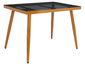 Safavieh Romlin Outdoor Dining Set XII23 Grey Steel PAT7528C-2BX