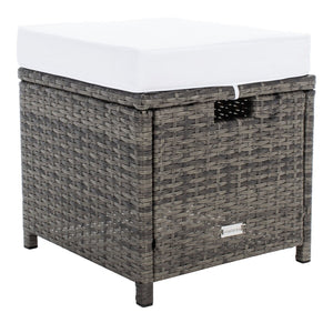 Safavieh Miki Living Set Grey Brown/White Cushion PAT7708C-4BX