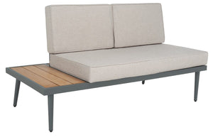 Safavieh Guthrie Corner Living Set XII23 Natural/Light Grey  Galvanized Steel PAT7724B-3BX