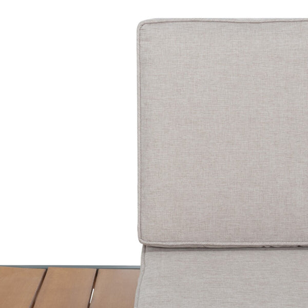 Safavieh Guthrie Corner Living Set XII23 Natural/Light Grey  Galvanized Steel PAT7724B-3BX