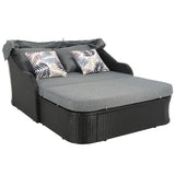 Safavieh Baloo Daybed Black / Grey PAT7735A-2BX