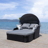 Safavieh Baloo Daybed Black / Grey PAT7735A-2BX