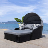 Safavieh Baloo Daybed Black / Grey PAT7735A-2BX