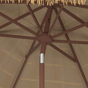 Safavieh Nemery 11Ft Tiki Umbrella XII23 Tiki Aluminum PAT8112A
