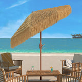 Safavieh Nemery 11Ft Tiki Umbrella XII23 Tiki Aluminum PAT8112A