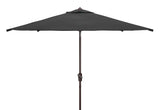 Safavieh Kamen 6.5 X 10 Ft Rect Market Umbrella Black Aluminum PAT8301D