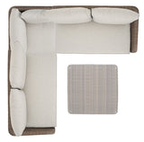Safavieh Onri 3 Pc Sofa Set Brown/Grey PAT9027B-3BX