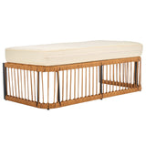 Safavieh Bola Bench Natural / Beige PAT9044A