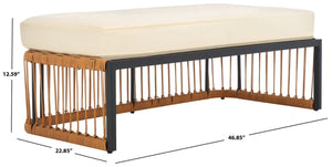 Safavieh Bola Bench Natural / Beige PAT9044A