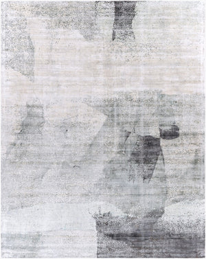 Surya Park Avenue Pav-2300 2' X 3' Hand Loomed Viscose Area Rug - Modern Style & Lustrous Sheen For Homes Slate Viscose Pav2303-810