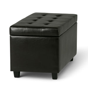 English Elm Cosmopolitan Storage Ottoman In Tanners Brown - Stylish, Durable & Versatile Storage Solution For Any Room B136P159782
