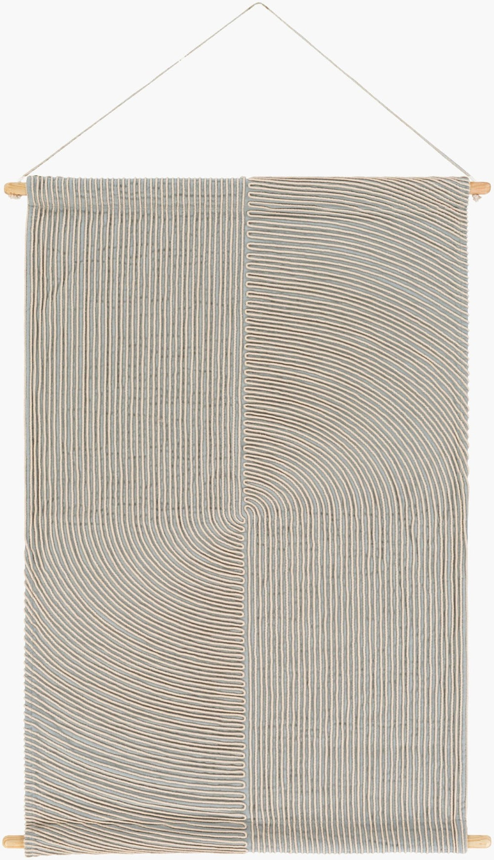 Livabliss Pax Handwoven Cotton Wool Wall Hanging Artisan Textile Art for Minimalist Decor PAX1001-2436