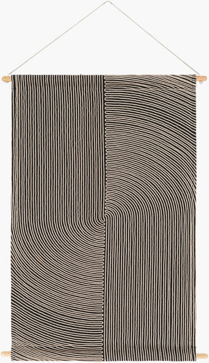 Livabliss Pax Cotton Wool Woven Wall Hanging Handcrafted Textile Art for Entryways and Living Rooms PAX1002-2436