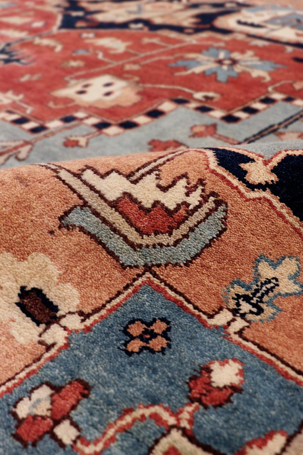 Pasargad Home Serapi Collection Hand-knotted Wool Area Rug In Elegant Rustic Earth Tones   Pb-1058 8x10