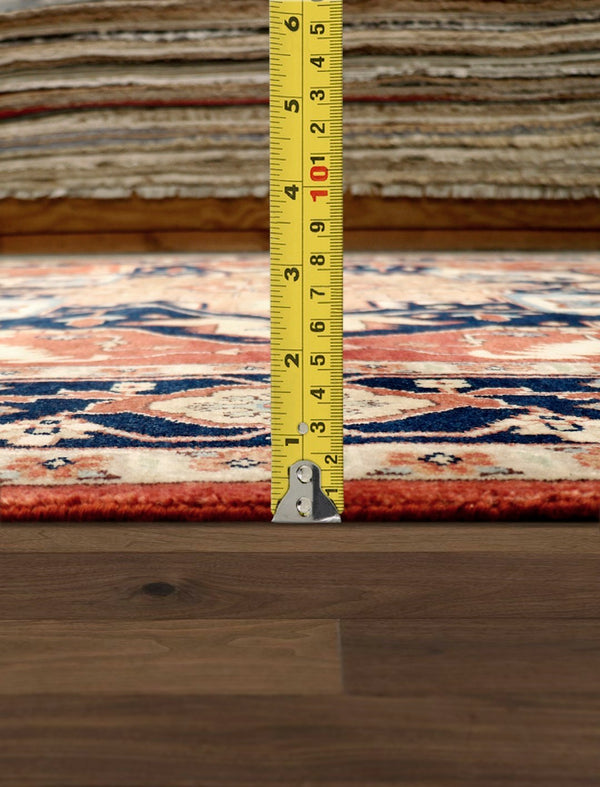 Pasargad Home Serapi Collection Hand-knotted Wool Area Rug In Elegant Rustic Earth Tones   Pb-1058 8x10