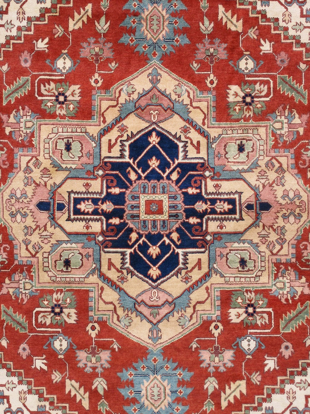 Pasargad Serapi Collection Hand-knotted Wool Area Rug - 14' X 14' - Traditional Elegance For Homes   Pb-10b Ivo 14x14