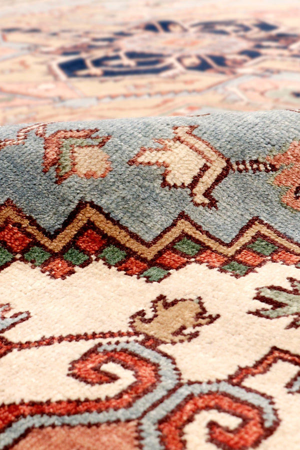 Pasargad Home Serapi Collection Hand-knotted Wool Area Rug In Elegant Rustic Earth Tones   Pb-10b 3x5