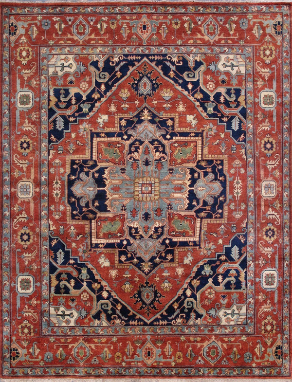 Pasargad Home Serapi Collection Hand-knotted Wool Area Rug In Elegant Rustic Earth Tones   Pb-20 12x15