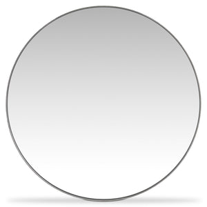 Bernhardt Bernhardt Tribeca Round Mirror 44" Rustic-Industrial Textured Steel Frame Barlow Finish, Versatile Accent 333335