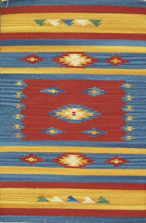 Pasargad Handmade Anatolian Collection Flat Weave Cotton Area Rug - Elegant Charm For Any Room   Pbb-01 9x12