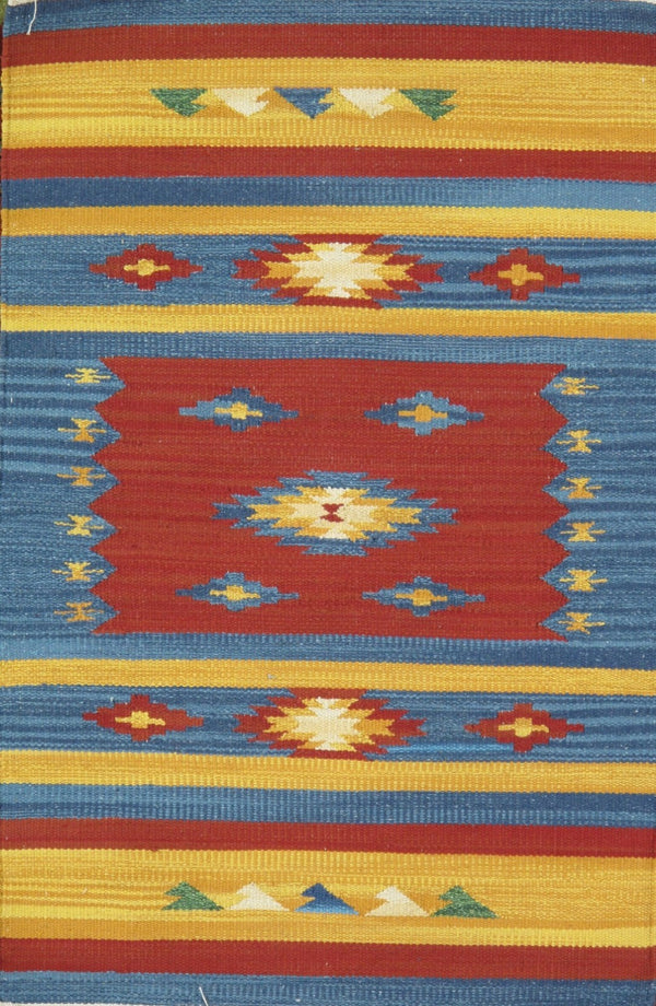 Pasargad Handmade Anatolian Collection Flat Weave Cotton Area Rug - Elegant Charm For Any Room   Pbb-01 9x12