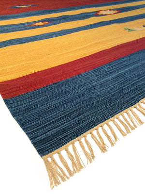 Pasargad Handmade Anatolian Collection Flat Weave Cotton Area Rug - Elegant Charm For Any Room   Pbb-01 9x12