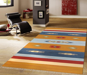 Pasargad Handmade Anatolian Collection Flat Weave Cotton Area Rug - Elegant Charm For Any Room   Pbb-02 9x12