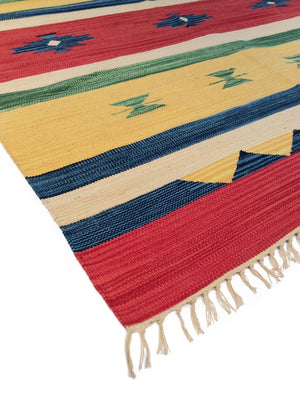 Pasargad Home Anatolian Collection Hand-woven Cotton Area Rug - Timeless Elegance For Any Room   Pbb-03 8x10