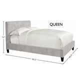 Parker House Parker Living Sleep Jody - Porcelain Queen Bed Porcelain Natural 100% Polyester (SW) BJOD#8000-2-POR