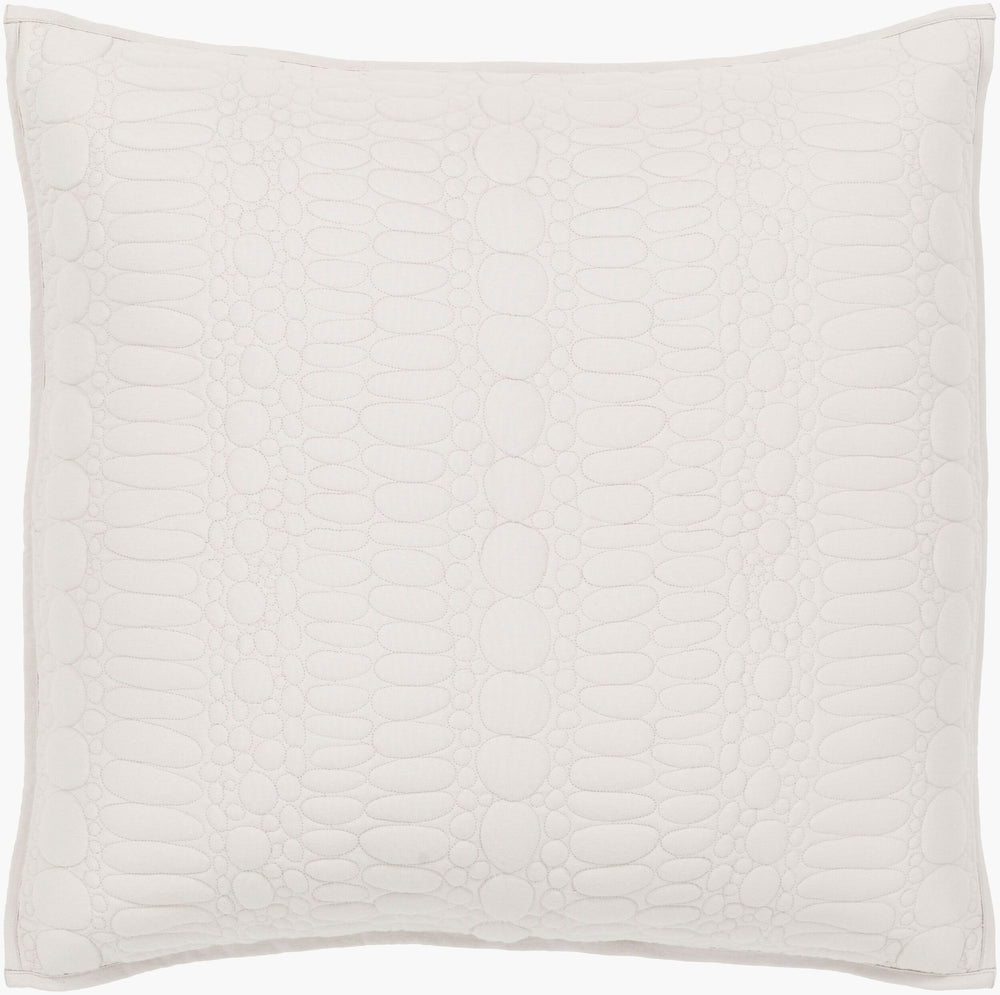 Surya Pebble 8"X8" Cozy Bedding Swatch – Rustic Cotton Blend For Warmth & Charm In Your Home Decor Light Gray Cotton,Cotton,Polyester,Polyfill Pbe1001-sw