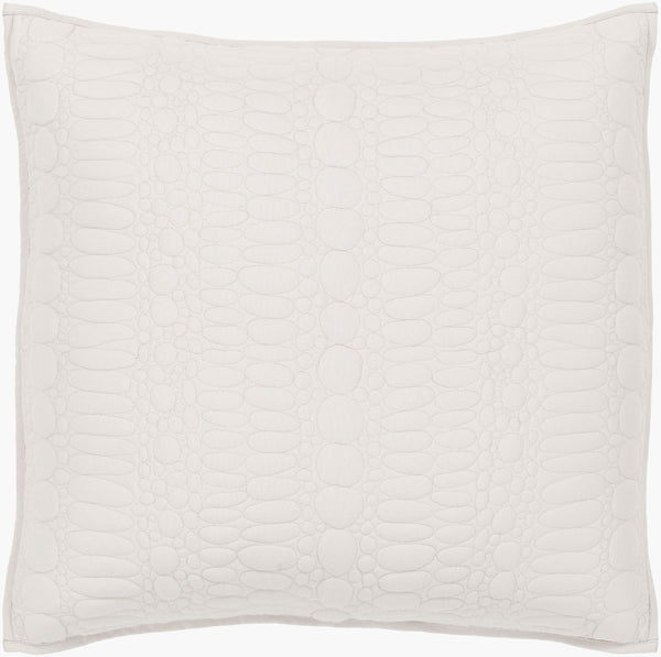 Surya Pebble 8"X8" Cozy Bedding Swatch – Rustic Cotton Blend For Warmth & Charm In Your Home Decor Light Gray Cotton,Cotton,Polyester,Polyfill Pbe1001-sw