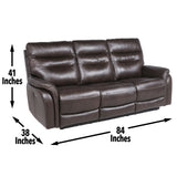 Steve Silver Fortuna Recliner Sofa Coffee FT850SC