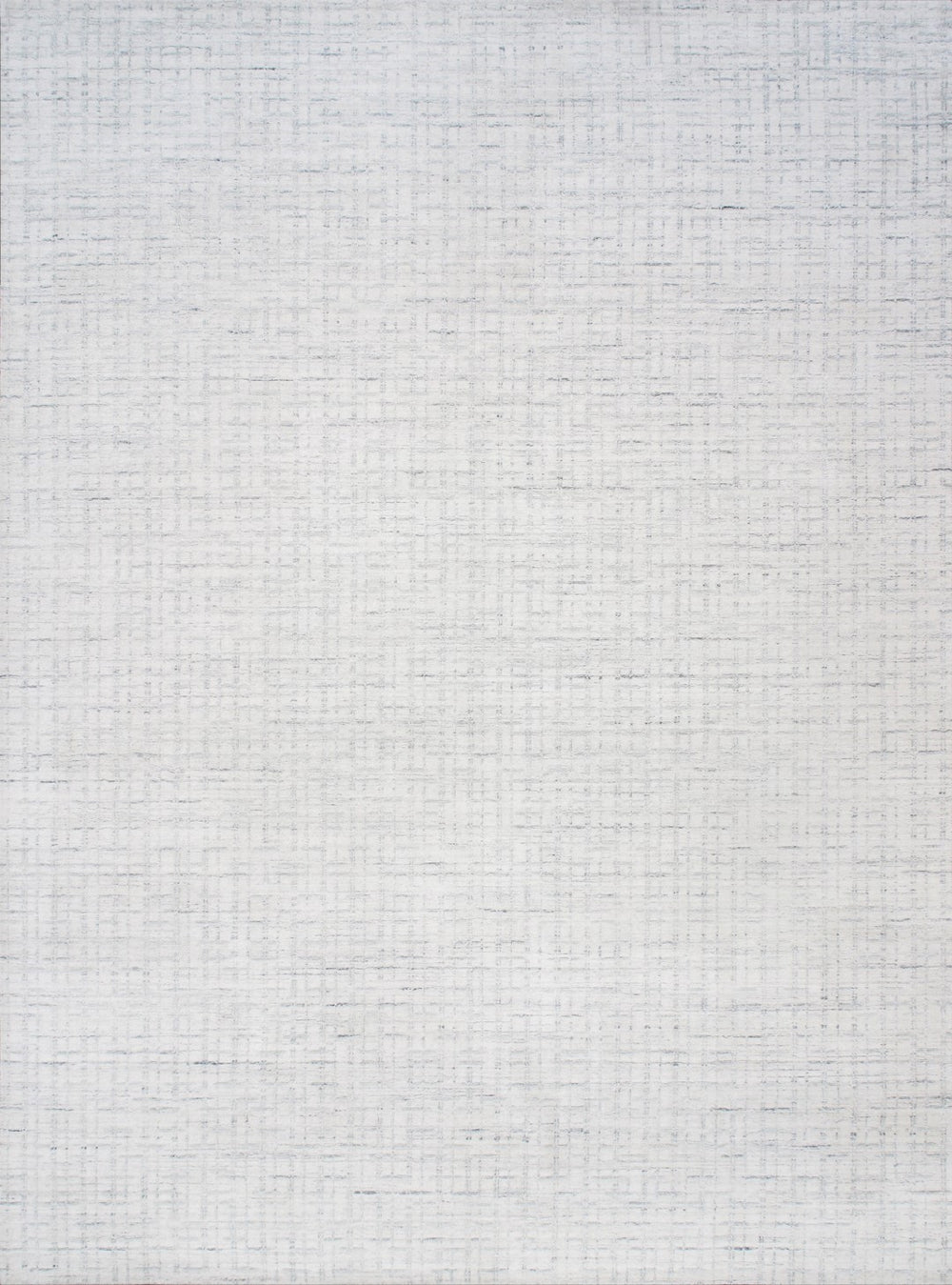 Pasargad Home Slate Collection Luxurious Hand-loomed Area Rug In Ivory And Blue, Modern Elegance   Pbfe-03 12x15