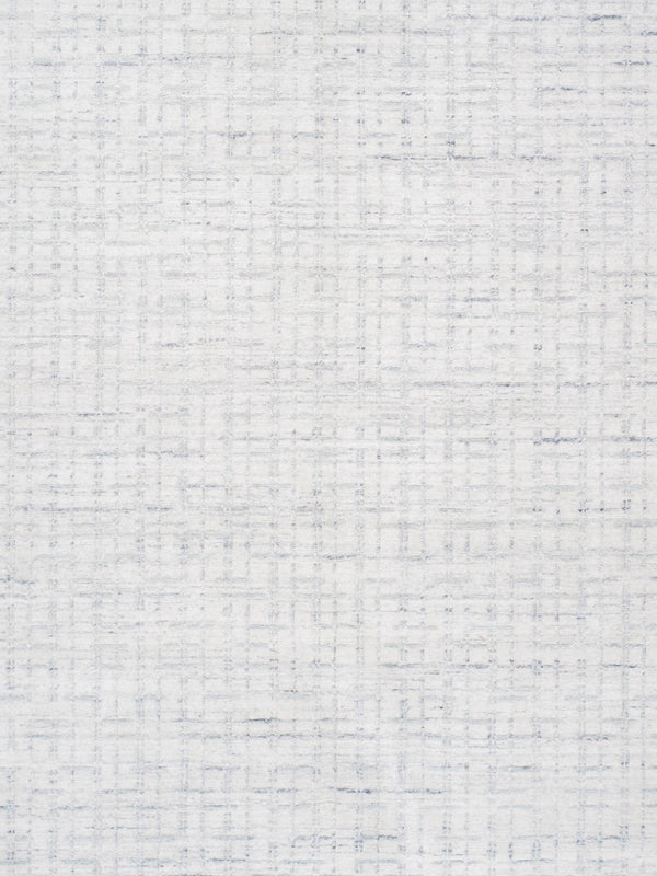 Pasargad Home Slate Collection Luxurious Hand-loomed Area Rug In Ivory And Blue, Modern Elegance   Pbfe-03 12x15