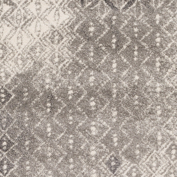 Livabliss Pembridge Belgian High Pile Polypropylene Accent Rug Mid Century Modern Entryway Decor Charcoal, Ivory 2' x 3'7" PBG1001-236