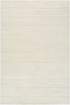 Livabliss Portobello Hand Tufted Wool Area Rug Artisan Crafted for Entryways and Cozy Nooks Ivory, Cream 9' x 12' PBO2306-912