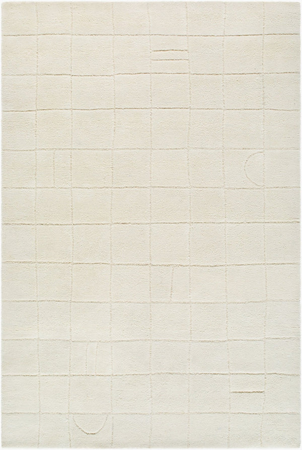 Livabliss Portobello Hand Tufted Wool Area Rug Artisan Crafted for Entryways and Cozy Nooks Ivory, Cream 9' x 12' PBO2306-912