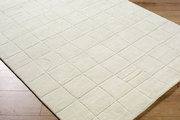 Livabliss Portobello Hand Tufted Wool Area Rug Artisan Crafted for Entryways and Cozy Nooks Ivory, Cream 2' x 3' PBO2306-23