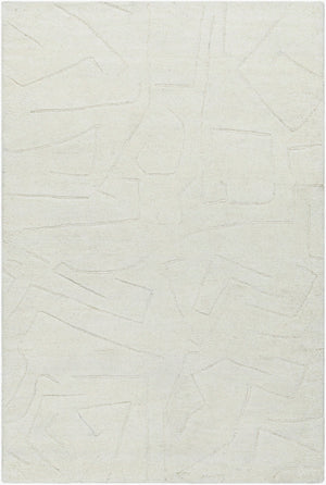 Livabliss Portobello Hand Tufted Wool Accent Rug for Entryways Bedside or Small Seating Areas Ivory, Cream 8' x 10' PBO2311-810