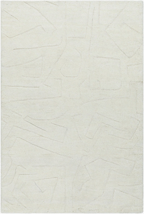Livabliss Portobello Hand Tufted Wool Accent Rug for Entryways Bedside or Small Seating Areas Ivory, Cream 8' x 10' PBO2311-810