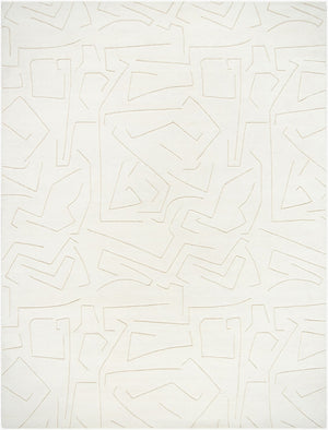Livabliss Portobello Hand Tufted Wool Area Rug Soft Pile for Entryway Bedroom or Bath Ivory, Cream 9' x 12' PBO2312-912