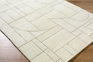Livabliss Portobello Hand Tufted Wool Accent Rug Artisan Crafted for Entryways and Bedside Areas Ivory, Dove Gra 9' x 12' PBO2314-912