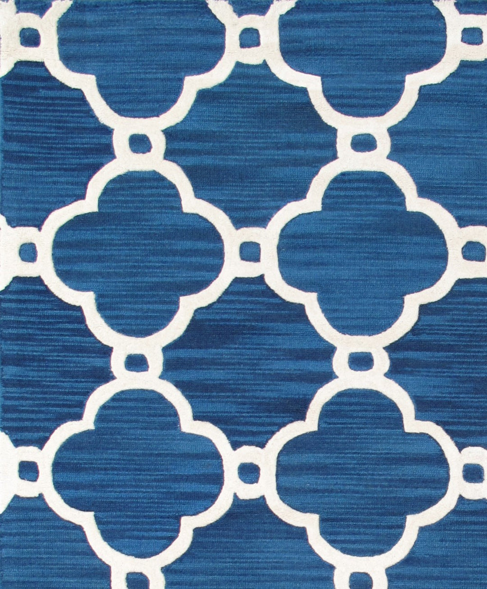 Pasargad Transitional Collection Hand-tufted Lamb's Wool Area Rug For Modern Elegance & Comfort   Pbw-820 8x10