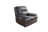 Parker House Parker Living Colossus - Napoli Grey Zero Gravity Power Recliner Napoli Grey Top Grain Leather with Match (X) MCOL#812PHZ-NGR