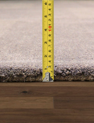 Pasargad Home Rodeo Collection Hand-tufted Silver/Ivory Wool Area Rug For Contemporary Spaces   Pcc-01 8x10